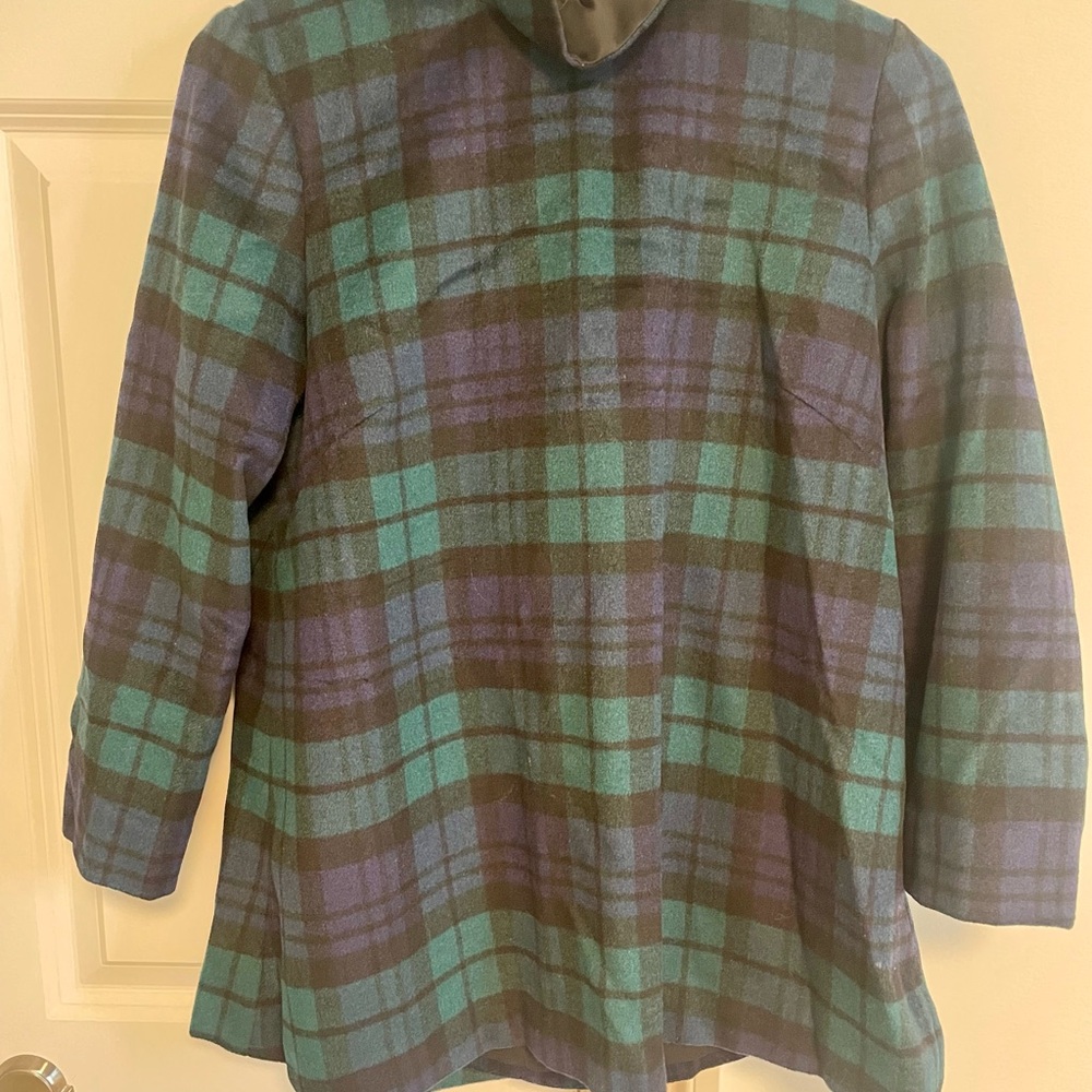Tuckernuck Checkered Shirt in Green and Navy